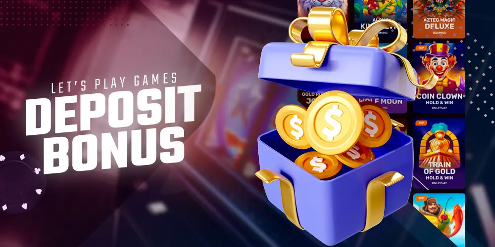 Bonuses for making a deposit at the casino.
