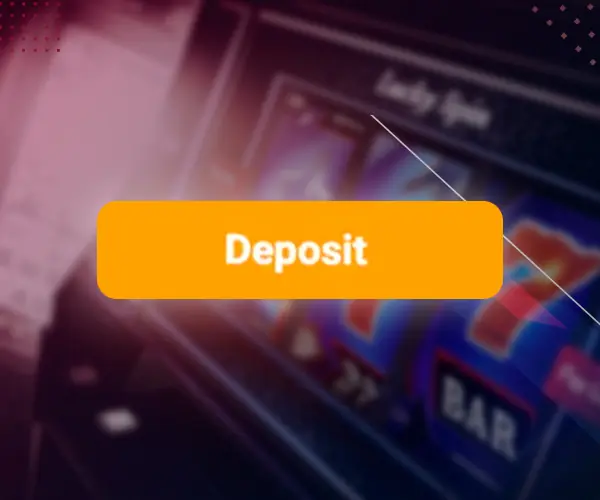 Section on making a deposit.