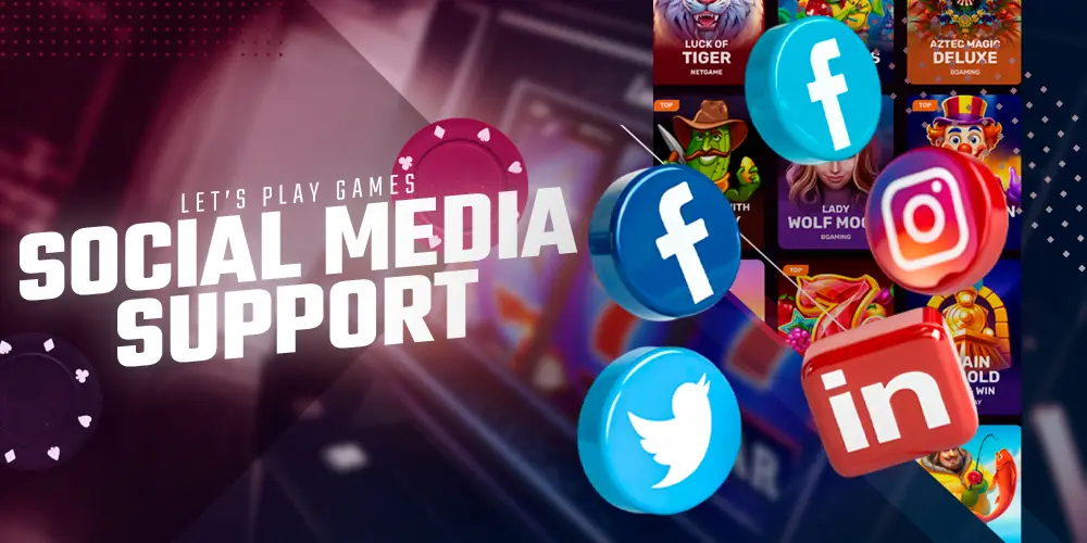 Supporting athletes via social media.
